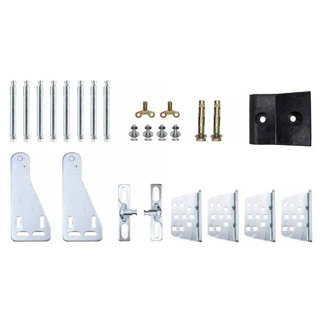 Kit automatizare porti batante PNI MAB300LR, cu 2 motoare 40W, telecomenzi si panou de control, fotocelule si lampa, lungime poarta 2 x 2.5m max,
