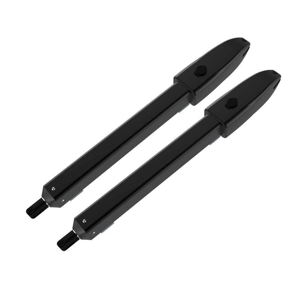 Kit automatizare porti batante PNI MAB600 cu 2 motoare, lampa, fotocelule, telecomenzi si panou de control, lungime poarta 2 x 3m max, greutate porti