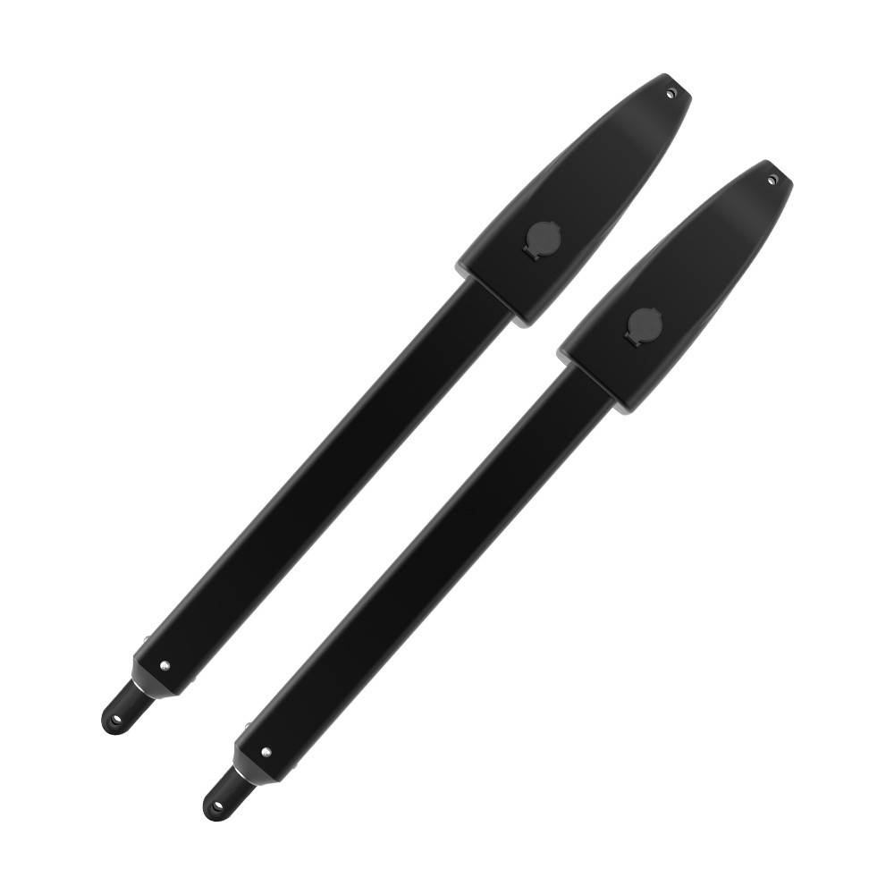 Kit automatizare porti batante PNI MAB600 cu 2 motoare, lampa, fotocelule, telecomenzi si panou de control, lungime poarta 2 x 3m max, greutate porti