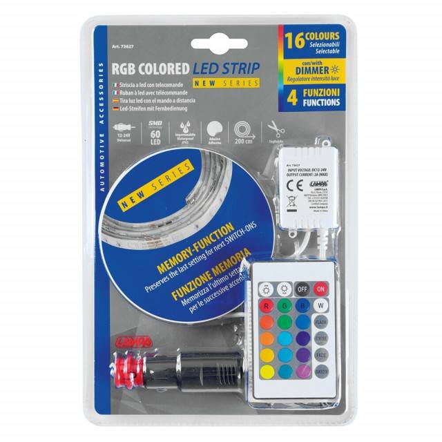 Kit banda LED RGB 12/24V - 200 cm