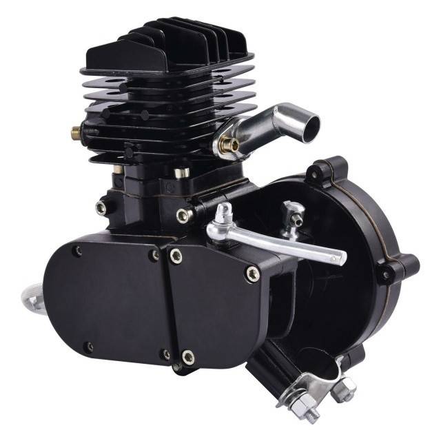 Kit motor bicicleta 80cc 2 TIMPI (Negru)