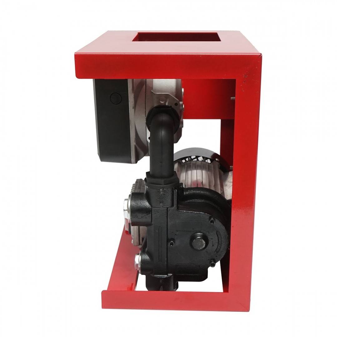 Kit pompa transfer motorina 220V 550W cu contor, furtun aspiratie 1,5m, furtun transfer 4m si pistol Breckner Germany
