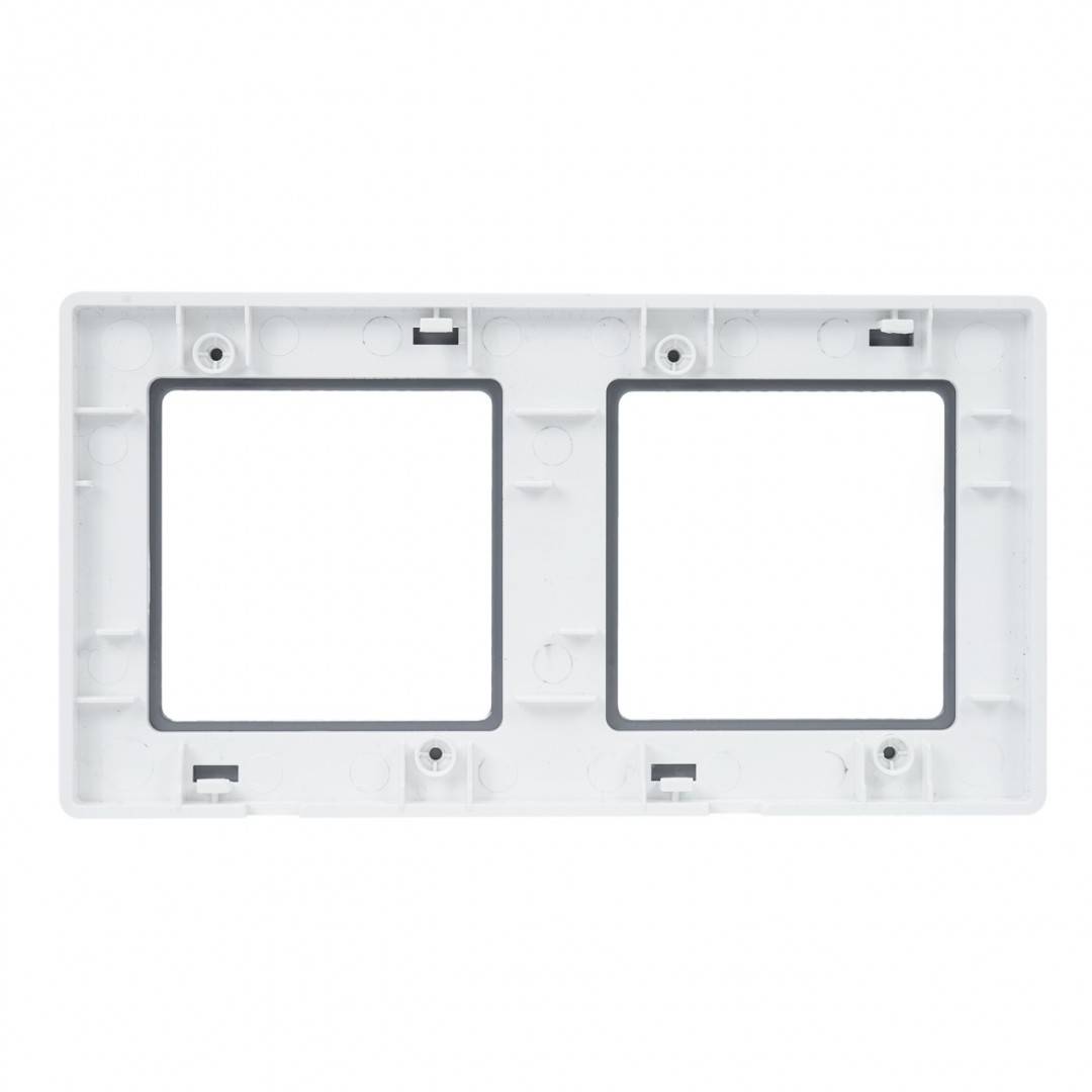 Kit Priza dubla inteligenta PNI SmartHome WP202 WiFi cu rama montaj ingropat control prin internet