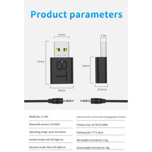 Kit receptor bluetooth
