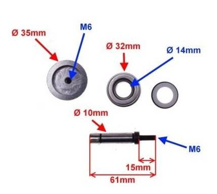 Kit reparatie pompa apa scuter Aprilia Leonardo 125cc