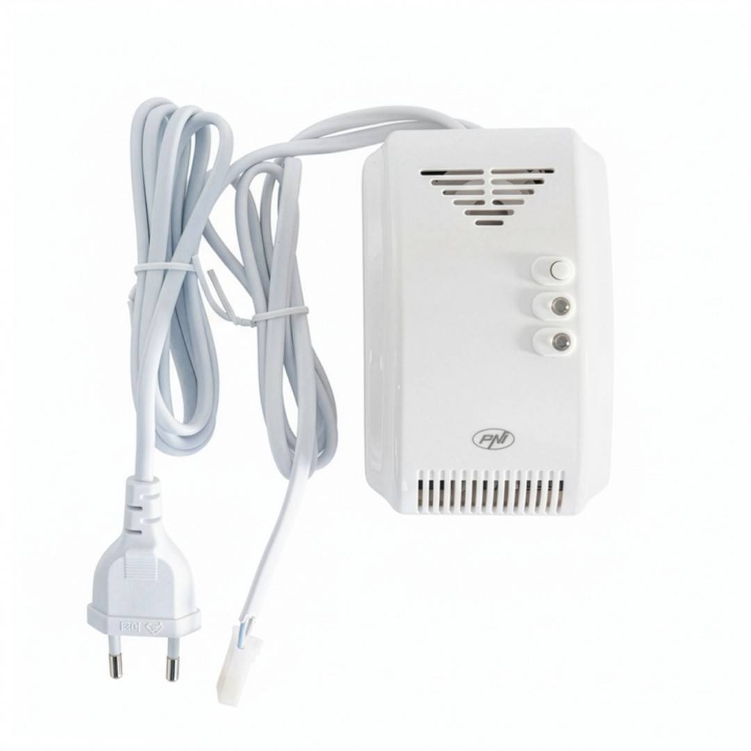 Kit senzor de gaz si electrovalva PNI Safe House 230 3/4 inch, alarma sonora si luminoasa