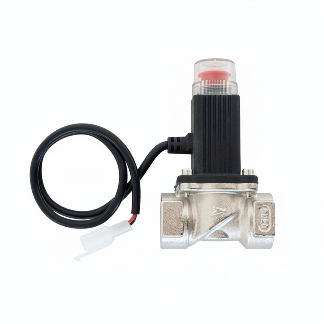Kit senzor de gaz si electrovalva PNI Safe House 230 3/4 inch, alarma sonora si luminoasa