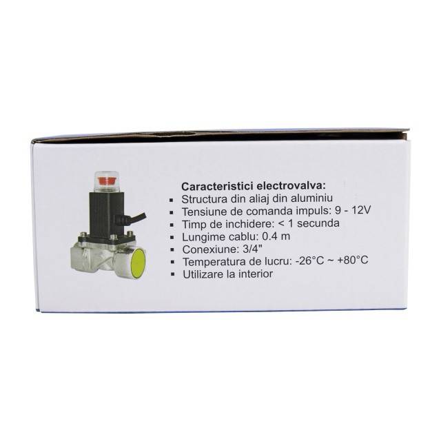 Kit senzor gaz si electrovalva PNI Safe House 200 3/4 Inch