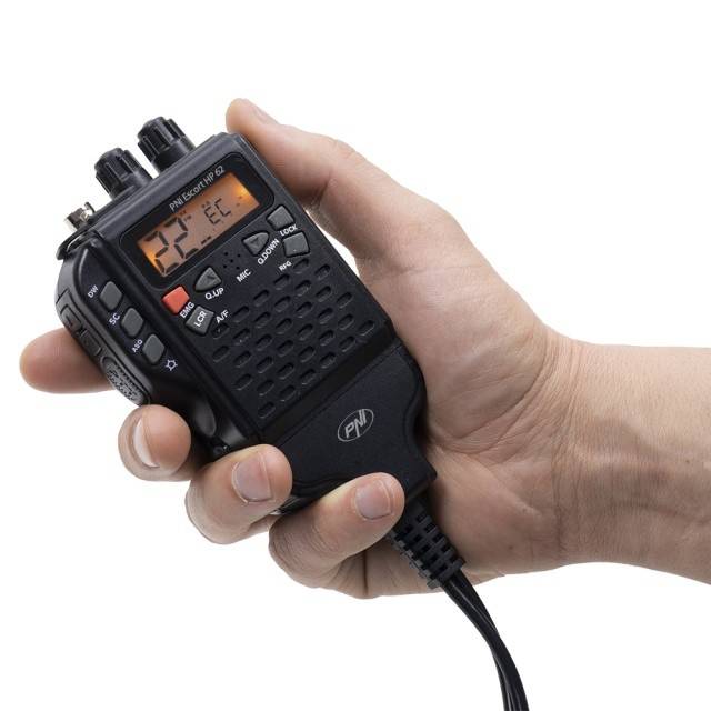 Kit Statie radio CB PNI Escort HP 62 si Antena PNI Extra 48 cu magnet inclus, ASQ, RF gain