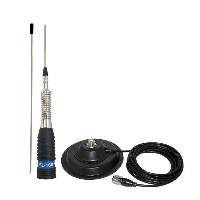 Kit Statie radio CB PNI ESCORT HP 8000L ASQ + Antena CB PNI ML160 cu magnet