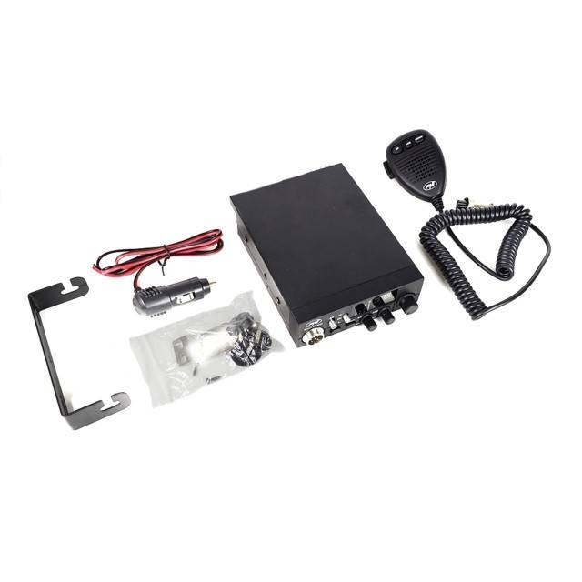 Kit Statie radio CB PNI Escort HP 8000L ASQ + Antena CB PNI S75 cu cablu si montura fixa