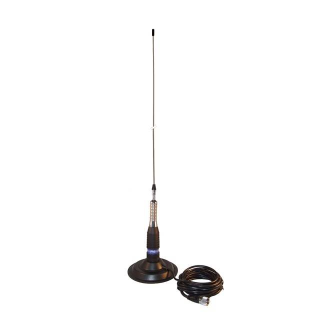 Kit Statie radio CB PNI ESCORT HP 8001L ASQ cu casti PNI HS81 + Antena CB PNI ML160 cu magnet 145mm, lungime 155 cm
