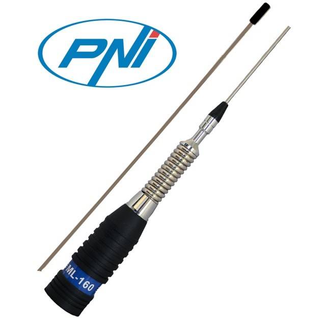 Kit Statie radio CB PNI ESCORT HP 8001L ASQ cu casti PNI HS81 + Antena CB PNI ML160 cu magnet 145mm, lungime 155 cm