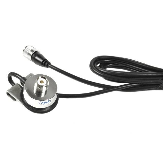 Kit Statie radio CB PNI ESCORT HP 8024 ASQ + Antena CB PNI ML160 cu Suport T941