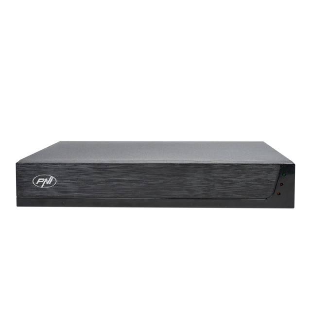 Kit supraveghere video PNI House IPMAX POE 3, NVR cu 4 porturi POE, ONVIF si 4 camere cu IP 3MP, de exterior, Power over Ethernet, detectie chip,