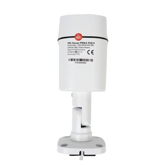 Kit supraveghere video PNI House IPMAX POE 8, NVR cu 4 porturi POE si 4 camere cu IP 8MP, IP66