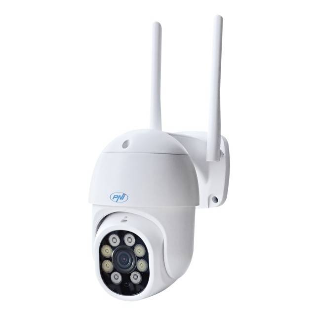 Kit supraveghere video wireless PNI House WiFi800 NVR si 4 camere PNI IP840 de exterior, 8MP, 4K, IP65