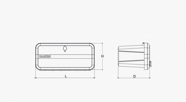 Lada scule Blackit 2 Lite (550x255x310)