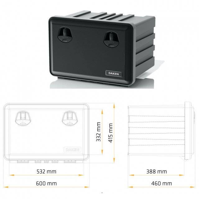 Lada scule JUST 600x415x460
