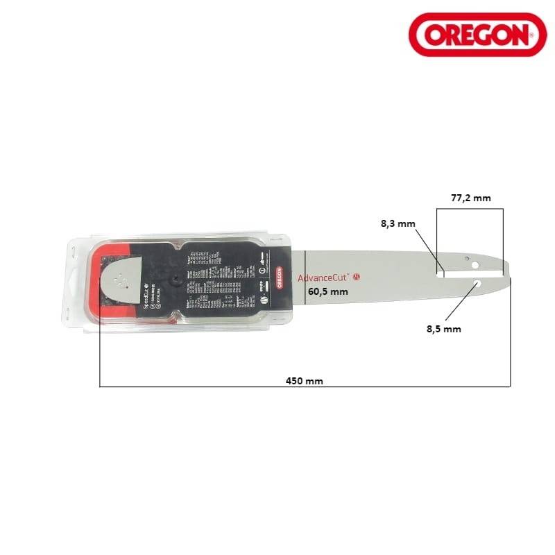 Lama drujba + 2 lanturi Oregon 32 dinti - pas 3.25 - 38cm - 1.3mm (originala)