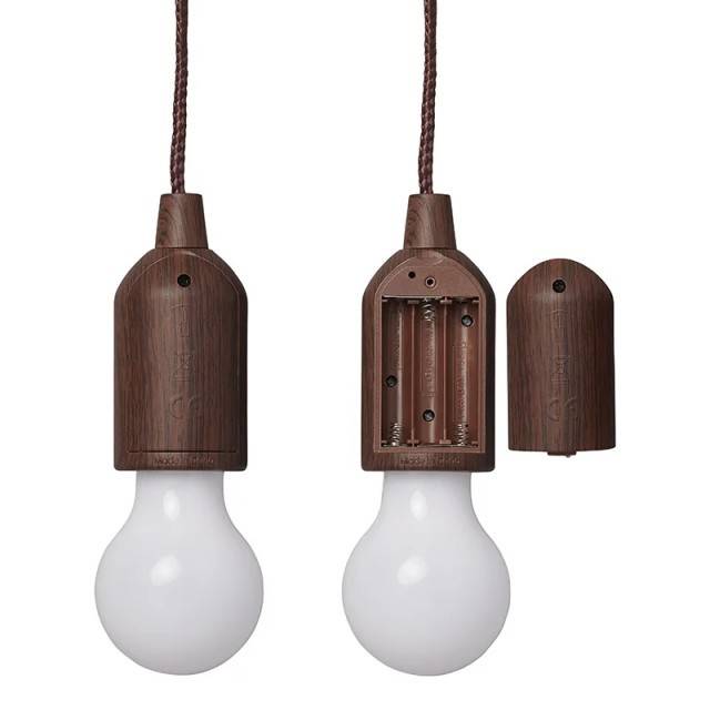 Lampă tip lemn cu șnur 90cm