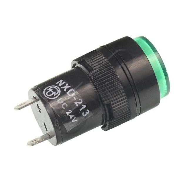 Lampa avertizare bord verde