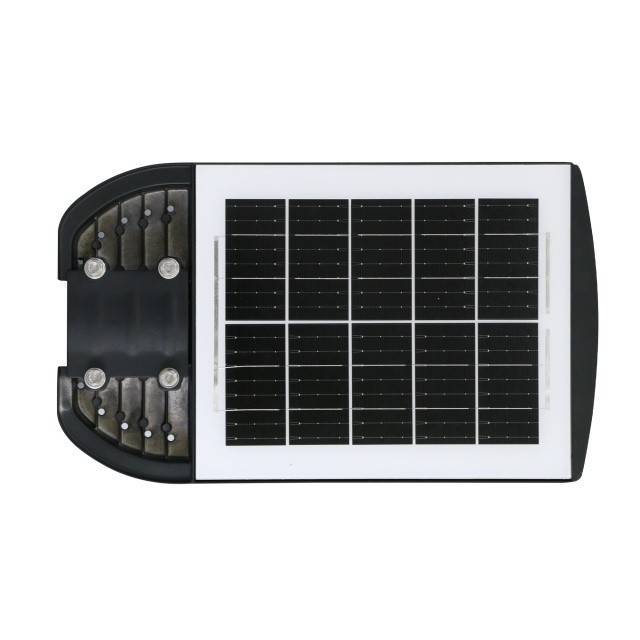 Lampa de iluminat stradal PNI SL210 100W, cu panou solar incorporat 10W, 6500K, 1000lm, 2 x acumulator 10Ah incorporat, senzor de miscare cu microunde