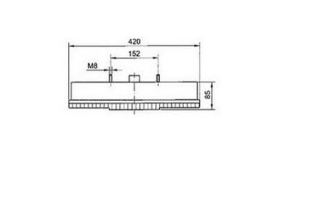 LAMPA DREAPTA CAMION EUROPOINT II 7 PINI + 4 x 2 PINI (MUFA ROTUNDA)