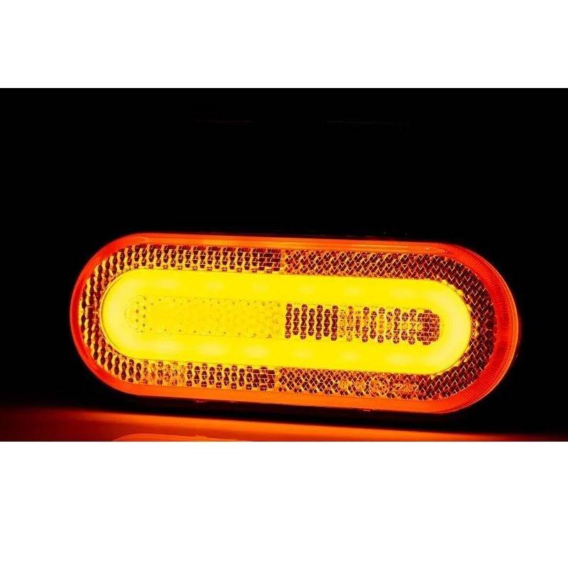 Lampa gabarit 121x47, LED, galbena, Fristom