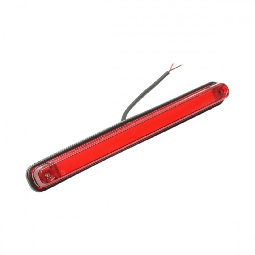 Lampa gabarit laterala LED NEON 12-24V rosie slim 235x26.5x21mm Breckner Germany