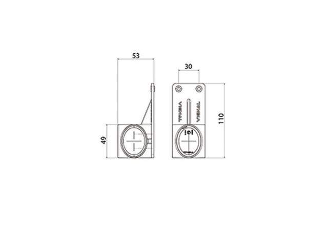 Lampa gabarit LED 3 culori stanga VIGNAL