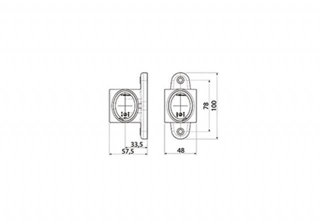 Lampa gabarit LED 3 culori VIGNAL