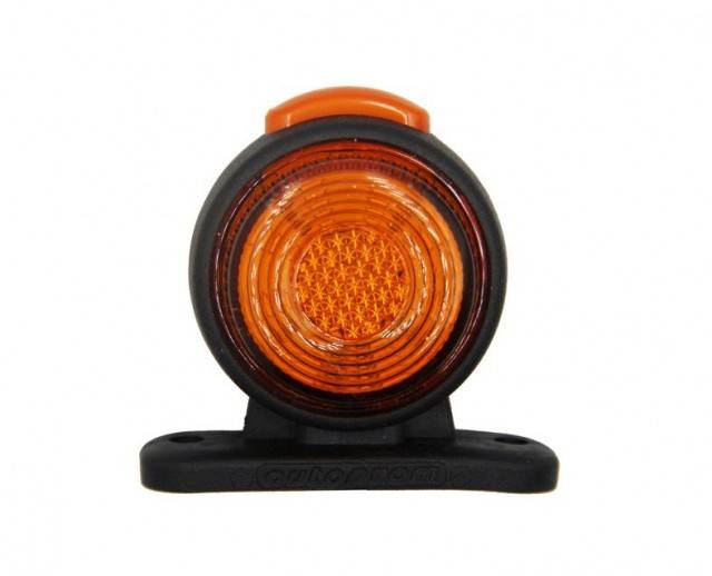 Lampa gabarit LED rosu-portocaliu