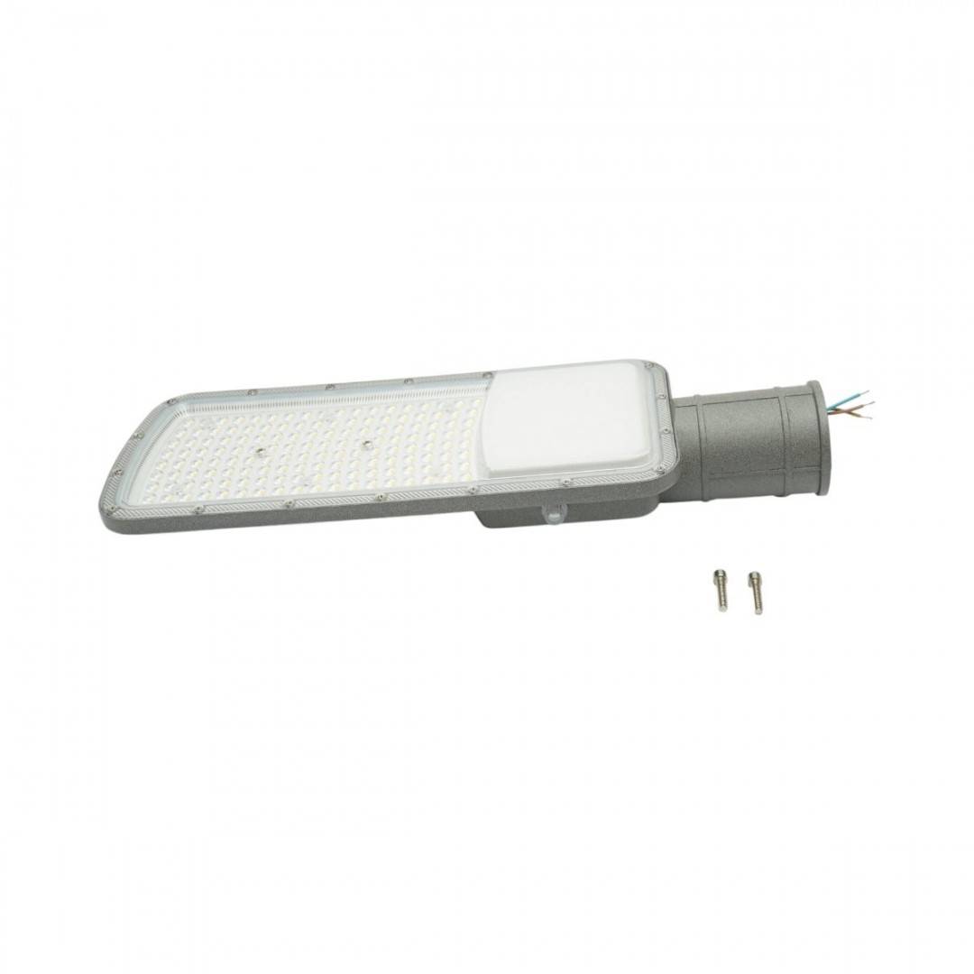 Lampa iluminat stradal LED 100W, 100-265V, 6500K, 14000lm cu prindere pe stalp 445x155x45mm IP66 Breckner Germany