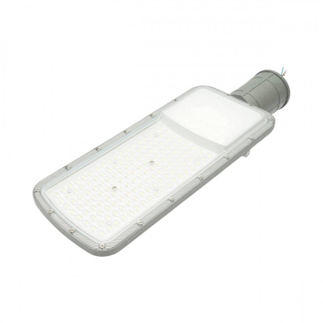 Lampa iluminat stradal LED 100W, 100-265V, 6500K, 14000lm cu prindere pe stalp 445x155x45mm IP66 Breckner Germany