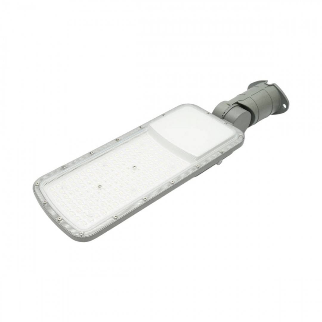 Lampa iluminat stradal LED 100W, 100-265V, 6500K, 14000lm cu prindere pe stalp 505x155x45mm IP66 Breckner Germany