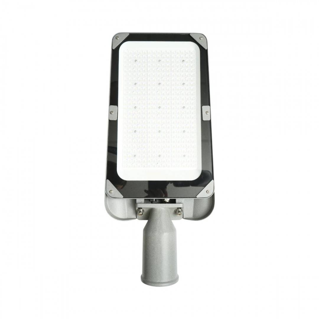 Lampa iluminat stradal LED 150W, 100-277V, 6500K, 25500lm cu prindere pe stalp 500x210x70mm IP66 Breckner Germany