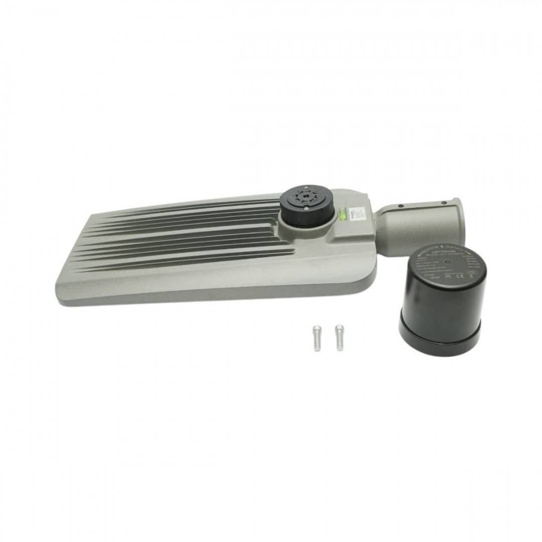Lampa iluminat stradal LED 150W, 100-277V, 6500K, 25500lm cu prindere pe stalp 500x210x70mm IP66 Breckner Germany
