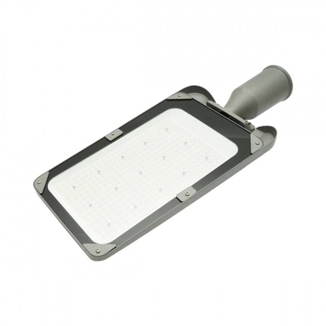 Lampa iluminat stradal LED 150W, 100-277V, 6500K, 25500lm cu prindere pe stalp 500x210x70mm IP66 Breckner Germany
