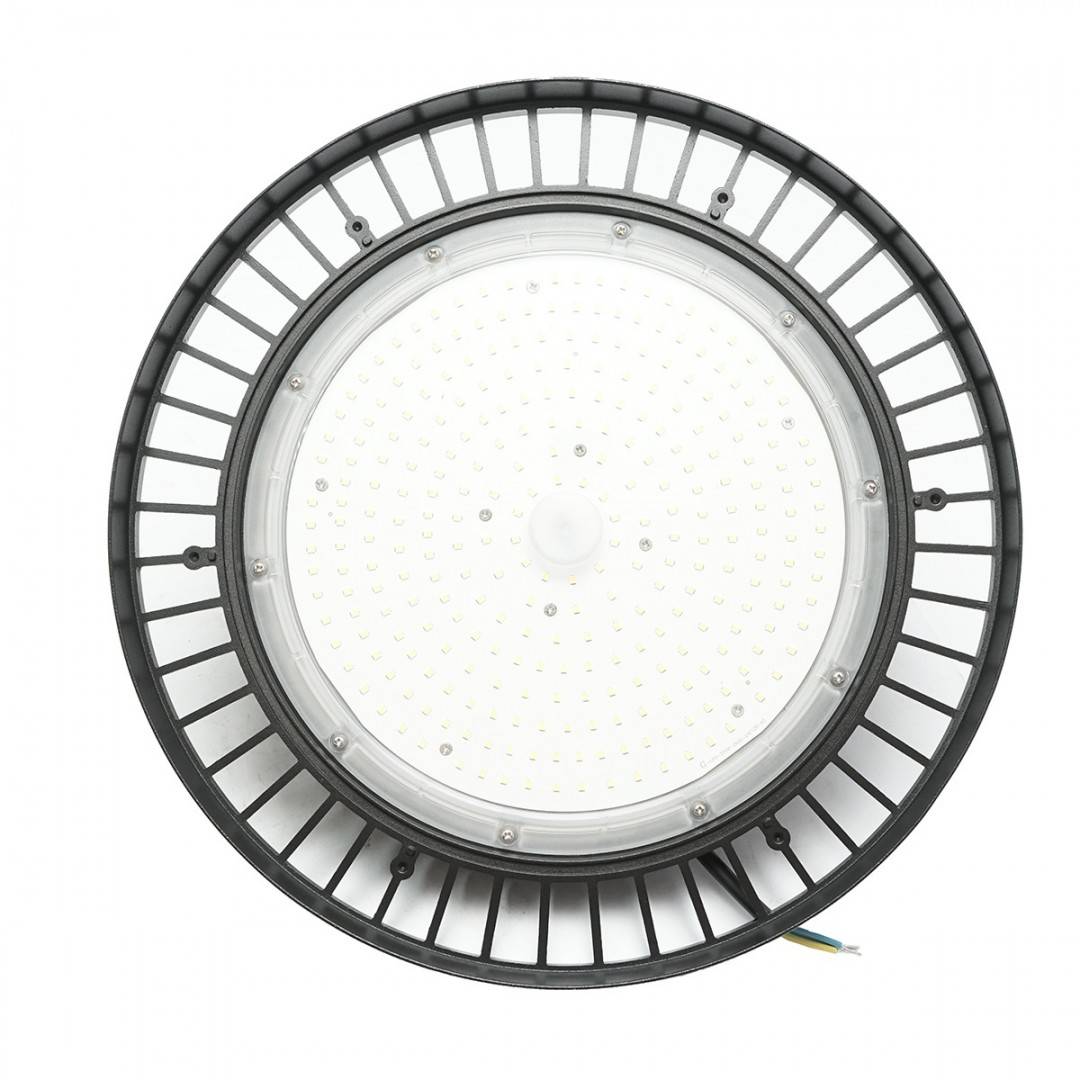 Lampa industriala LED High-Bay 200W, 220V, 6000K, 30000lm pentru hale, depozite 380x140mm Breckner Germany