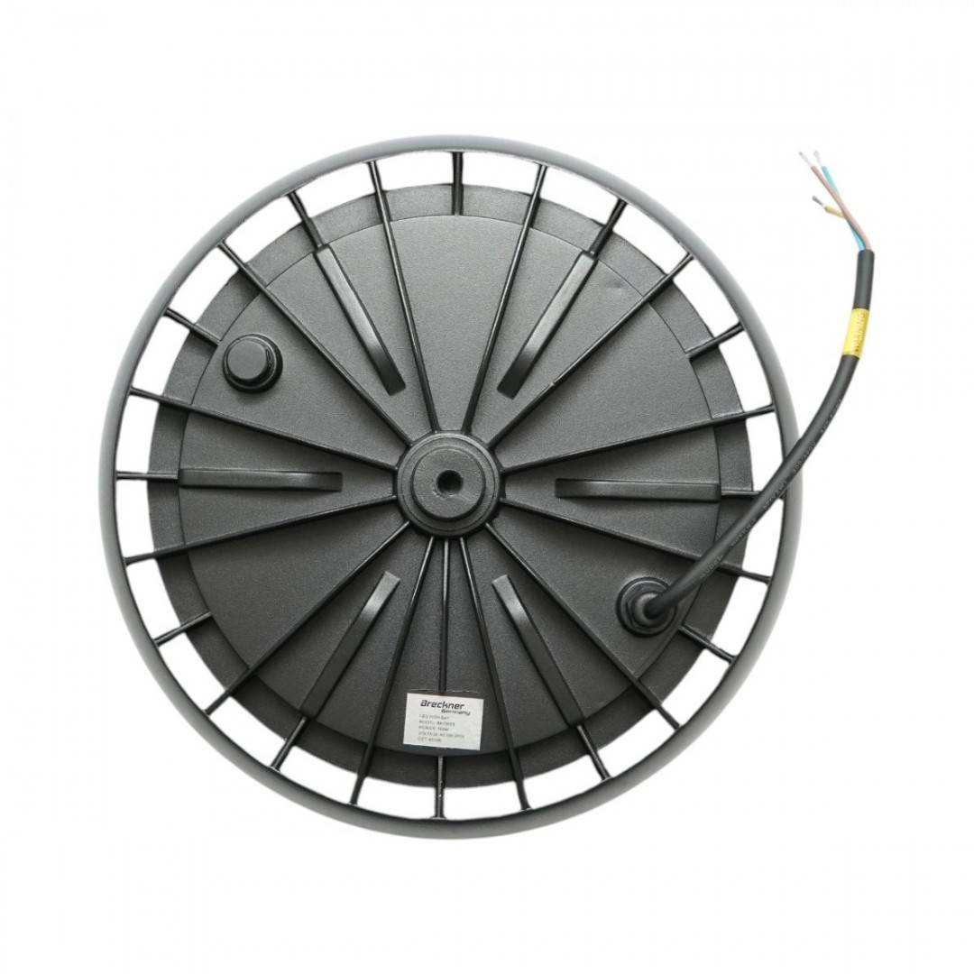 Lampa industriala LED UFO High-Bay 100W, 100-265V, 6500K, 12000lm pentru hale, depozite 290x32mm IP65 Breckner Germany