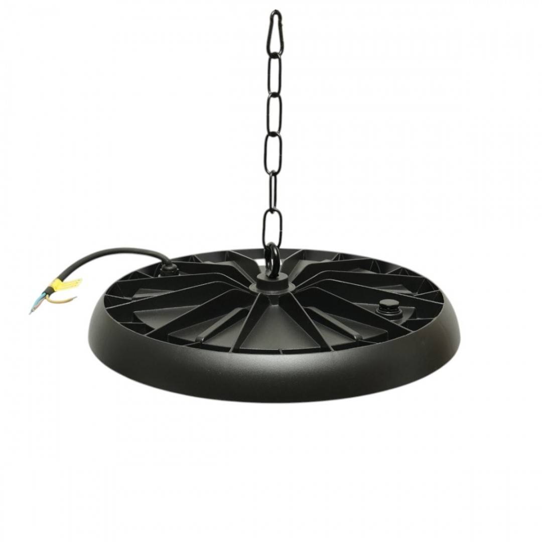 Lampa industriala LED UFO High-Bay 150W, 100-265V, 6500K, 18000lm pentru hale, depozite 325x34mm IP65 Breckner Germany