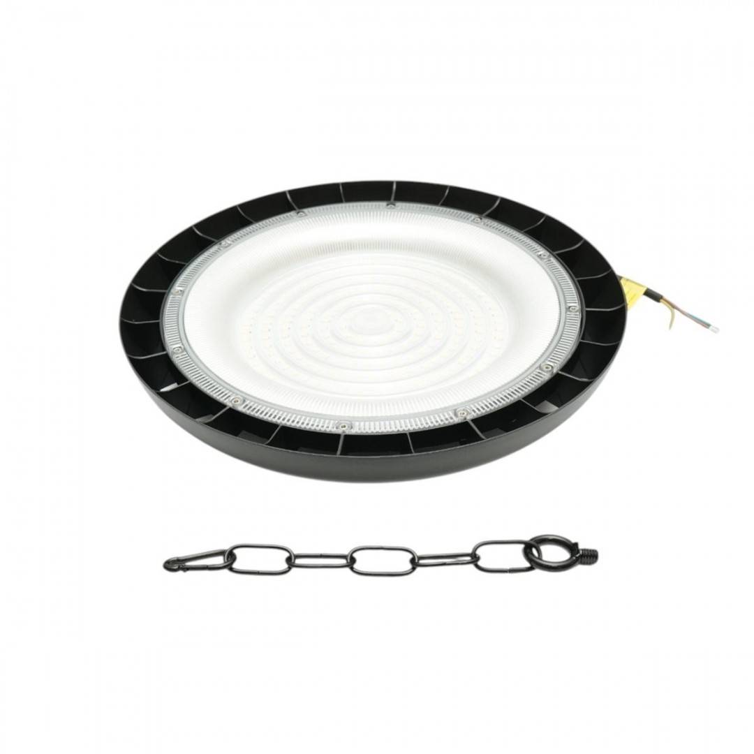 Lampa industriala LED UFO High-Bay 150W, 100-265V, 6500K, 18000lm pentru hale, depozite 325x34mm IP65 Breckner Germany