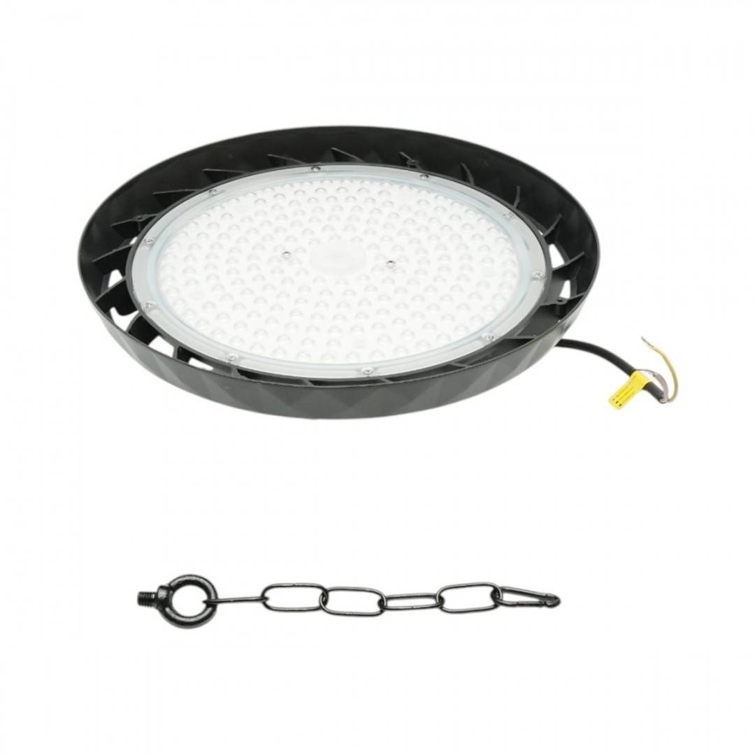 Lampa industriala LED UFO High-Bay 150W, 100-265V, 6500K, 24000lm pentru hale, depozite 330x45mm IP65 Breckner Germany