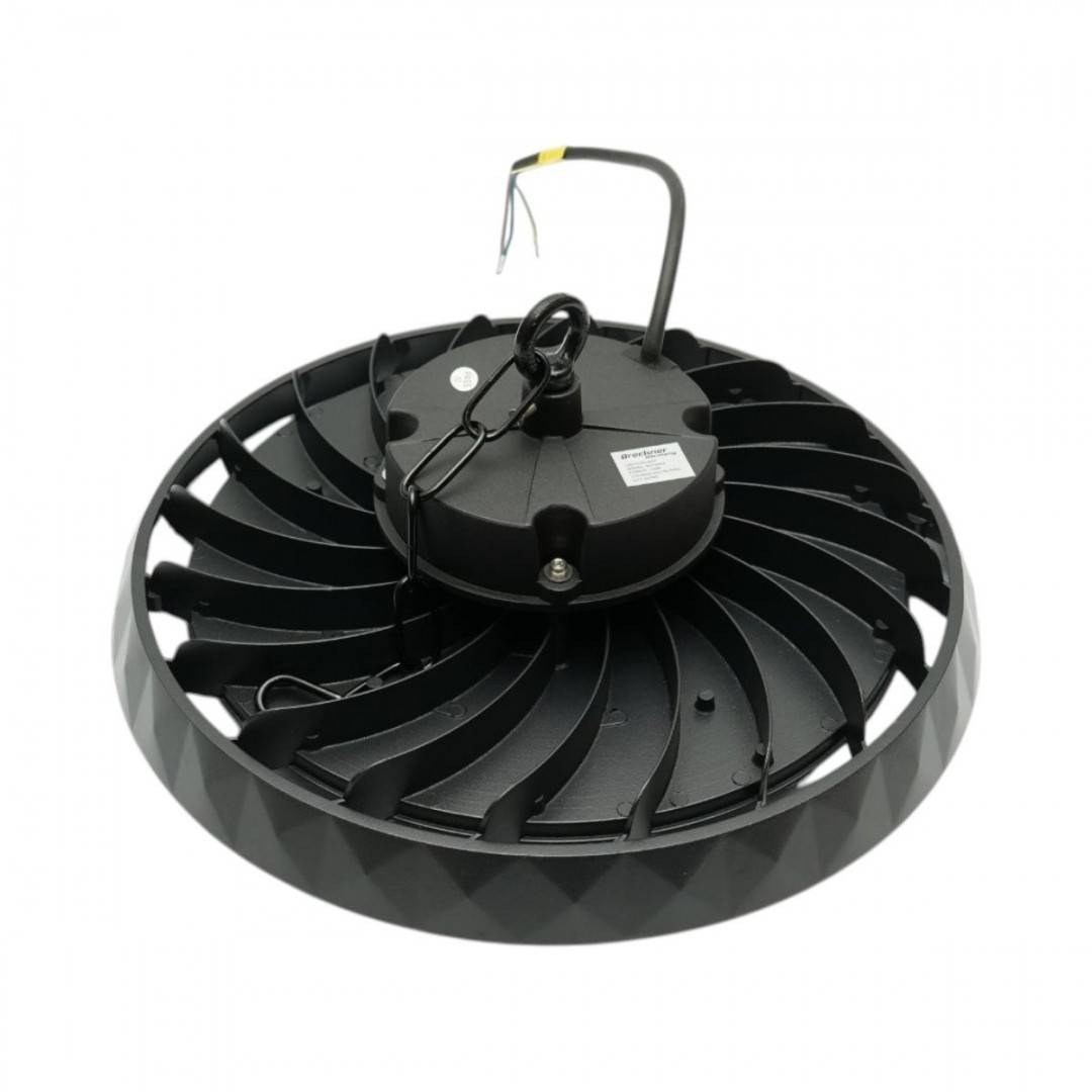 Lampa industriala LED UFO High-Bay 150W, 100-265V, 6500K, 24000lm pentru hale, depozite 330x45mm IP65 Breckner Germany