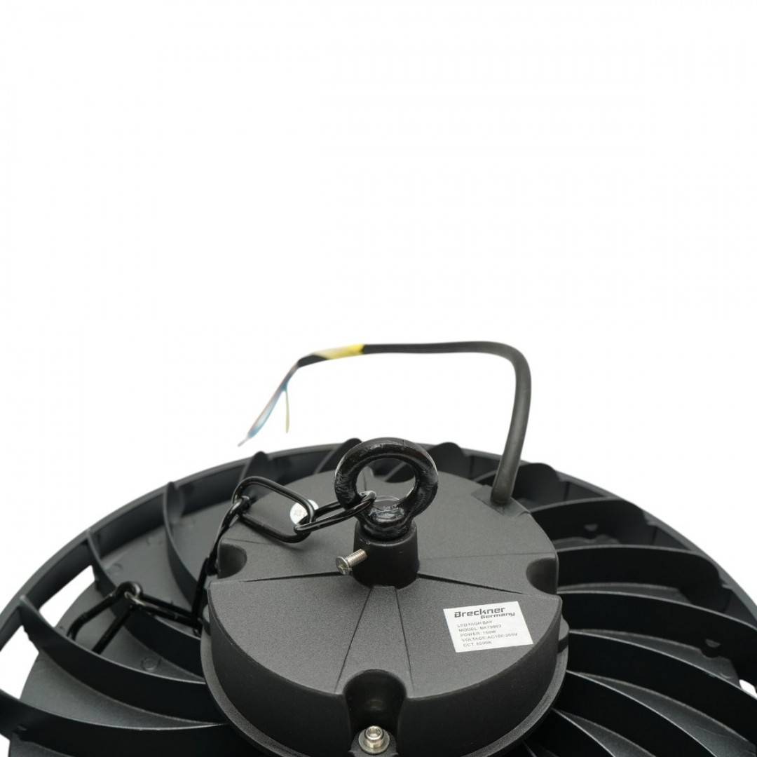 Lampa industriala LED UFO High-Bay 150W, 100-265V, 6500K, 24000lm pentru hale, depozite 330x45mm IP65 Breckner Germany