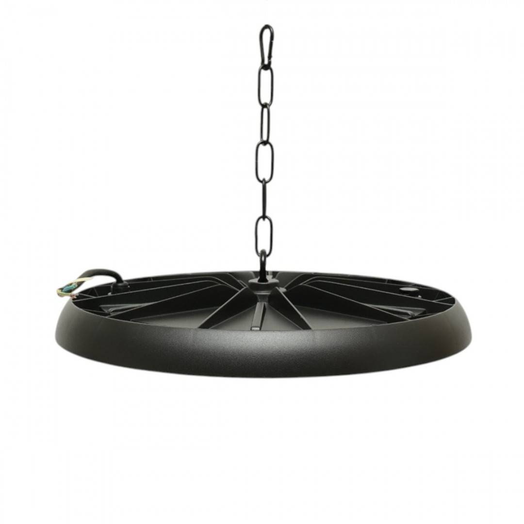 Lampa industriala LED UFO High-Bay 200W, 100-265V, 6500K, 24000lm pentru hale, depozite 365x32mm IP65 Breckner Germany