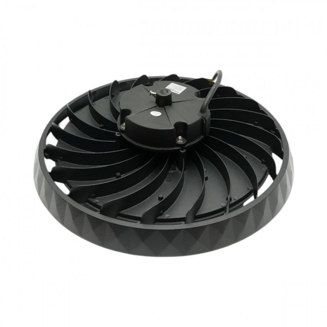 Lampa industriala LED UFO High-Bay 200W, 100-265V, 6500K, 40000lm pentru hale, depozite 375x50mm IP65 Breckner Germany