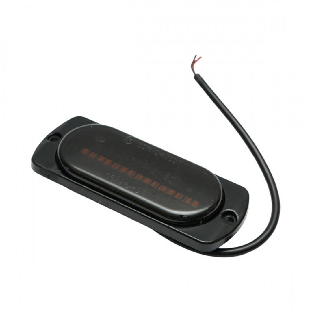 Lampa laterala LED 9-80V, galben fumuriu, 15 LED-uri 100x38x12mm Breckner Germany