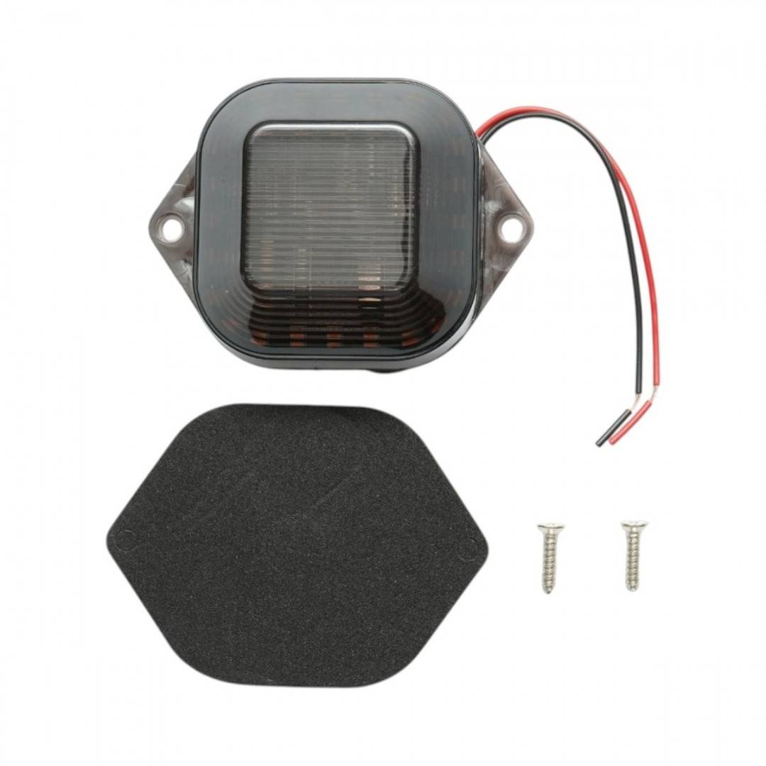 Lampa laterala LED patrata 24 SMD, 12-24V, galben, 60x60mm Breckner Germany
